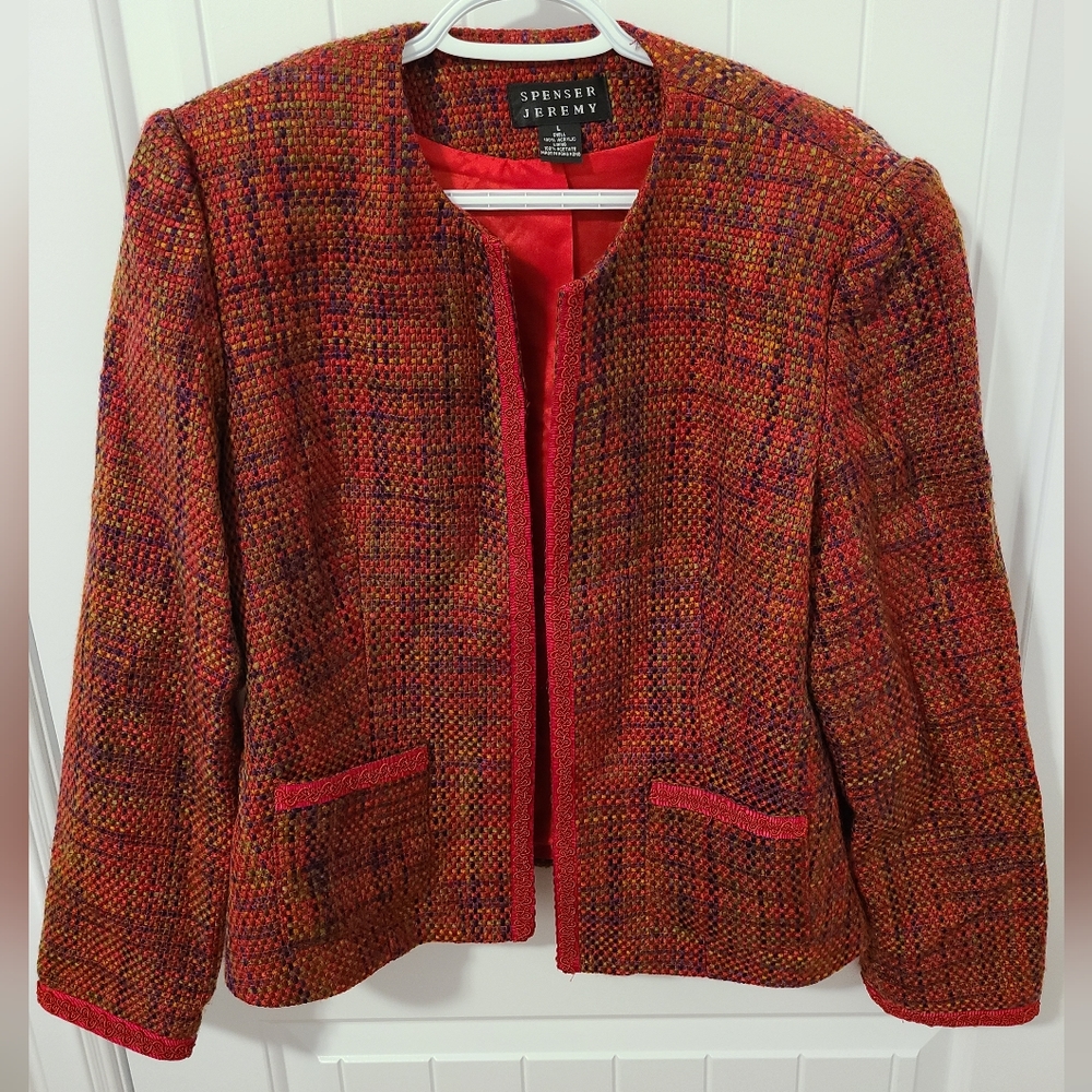 🌟Spenser Jeremy Tweed Blazer Size Large